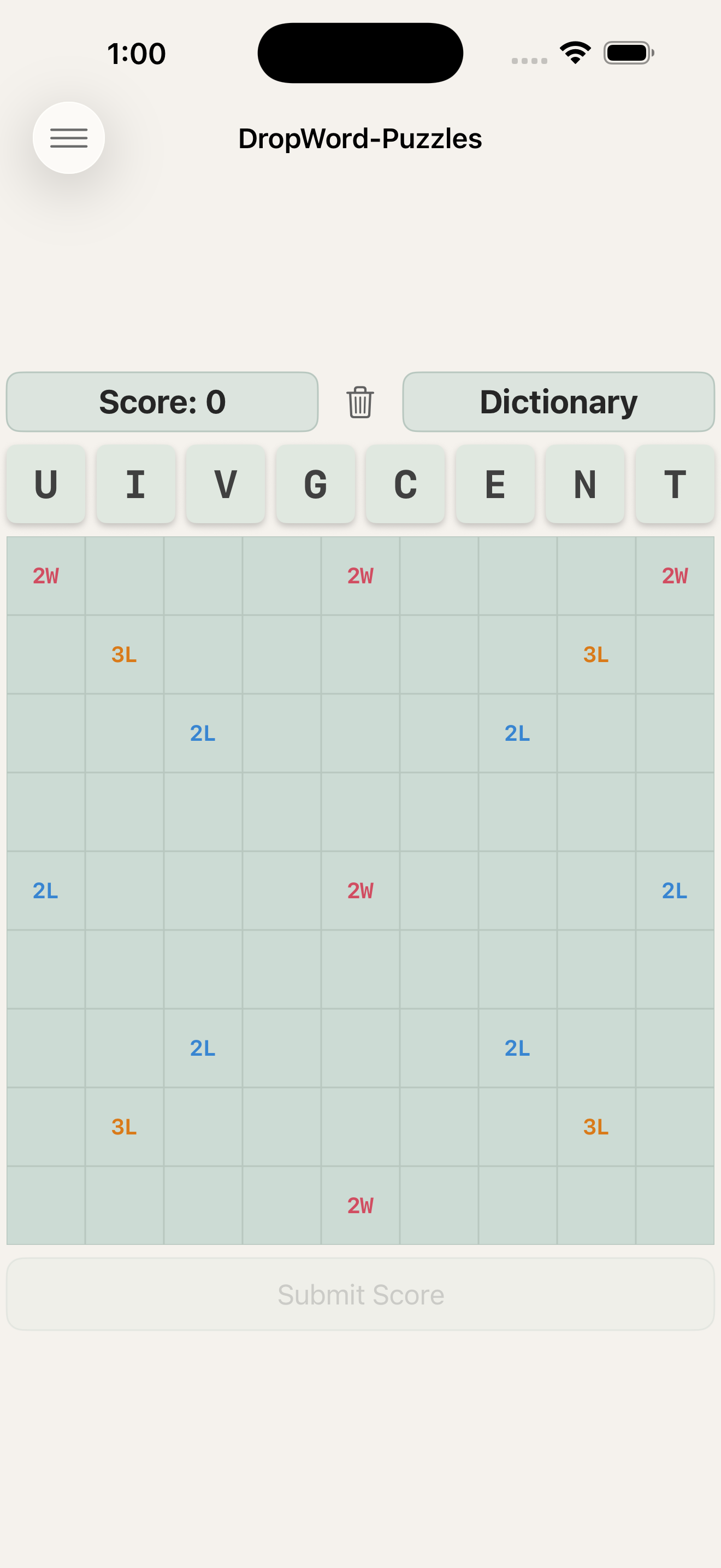 DropWord Puzzles on iPhone — screenshot 8